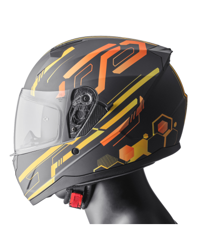 GMS HEXAGO ORANGE/YELLOW MATT