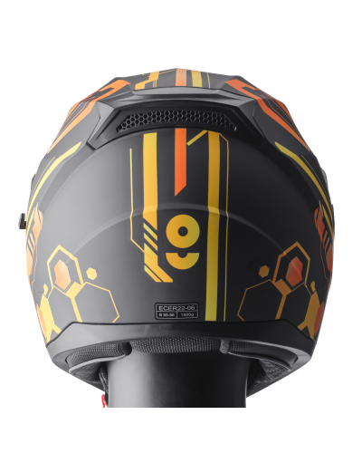 GMS HEXAGO ORANGE/YELLOW MATT