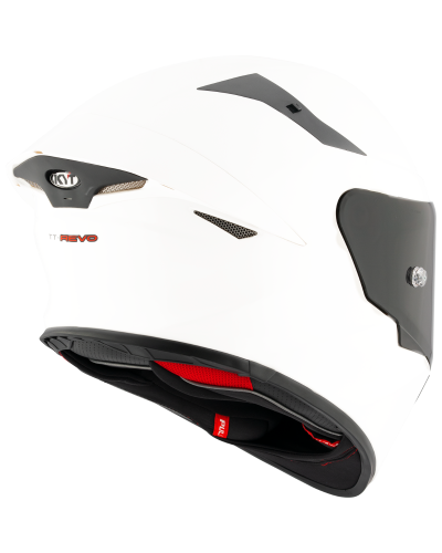 KYT TT-REVO PLAIN WHITE