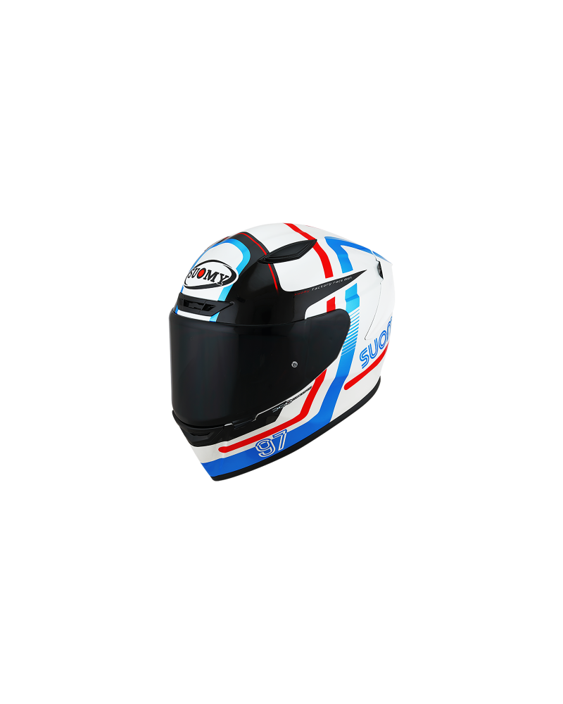 SUOMY TRACK-1 NINETY-SEVEN WHITE/RED