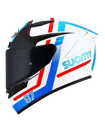 SUOMY TRACK-1 NINETY-SEVEN WHITE/RED