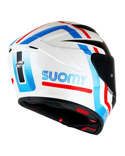 SUOMY TRACK-1 NINETY-SEVEN WHITE/RED