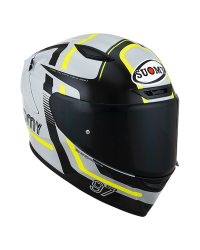 SUOMY TRACK-1 NINETY-SEVEN GREY/YELLOW