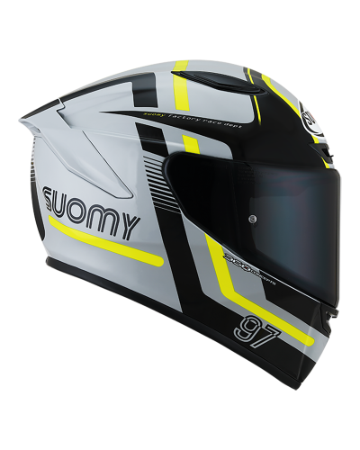 SUOMY TRACK-1 NINETY-SEVEN GREY/YELLOW