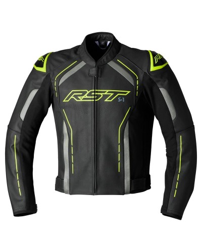 RST S1 LEATHER NEGRO/FLUO