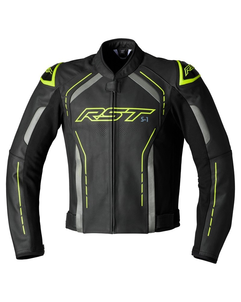 RST S1 LEATHER NEGRO/FLUO