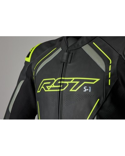 RST S1 LEATHER NEGRO/FLUO