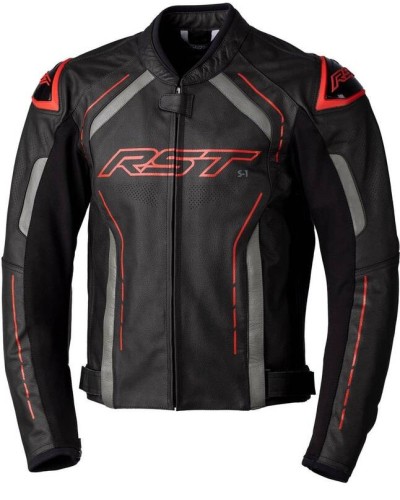 RST S1 LEATHER NEGRO/ROJO
