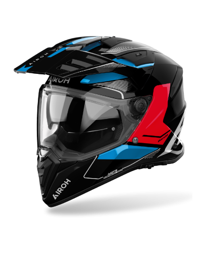 AIROH BANDIT TUNE BLUE RED GLOSS