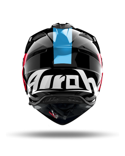 AIROH BANDIT TUNE BLUE RED GLOSS