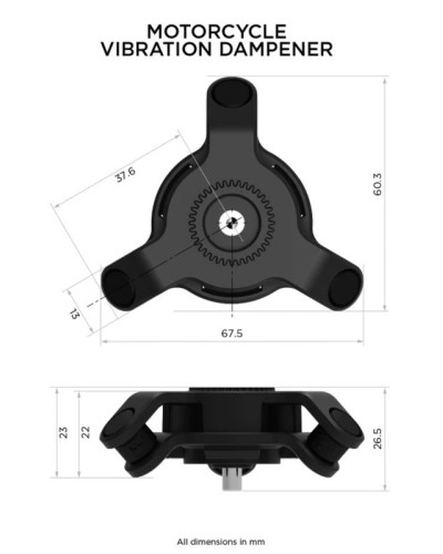 QUAD LOCK AMORTIGUADOR DE VIBRACIONES QUAD LOCK AMORTIGUADOR DE VIBRACIONES