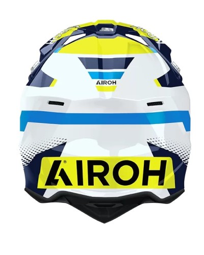 AIROH WRAAAP VISION YELLOW BLUE GLOSS