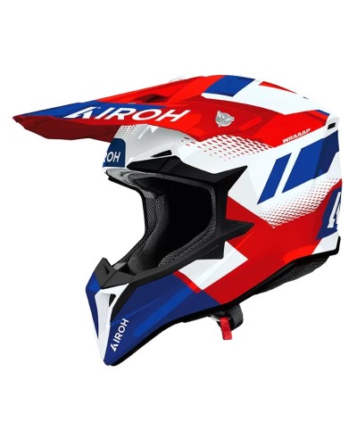 AIROH WRAAAP VISION RED BLUE GLOSS