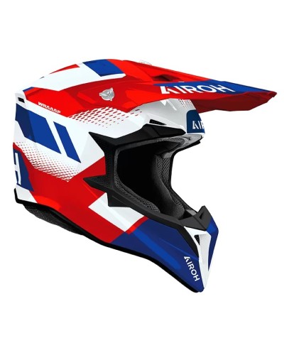 AIROH WRAAAP VISION RED BLUE GLOSS