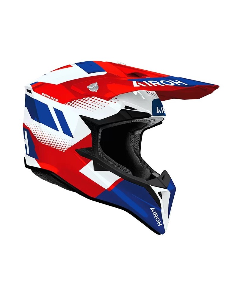 AIROH WRAAAP VISION RED BLUE GLOSS