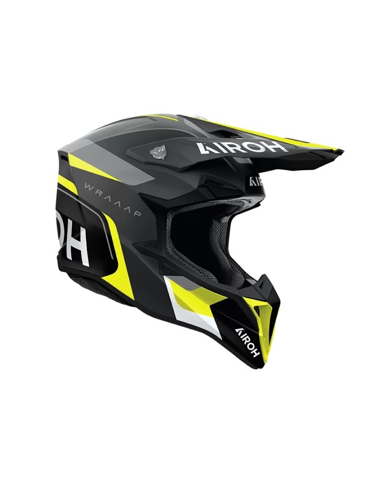 AIROH WRAAAP CONQUER YELLOW MATT