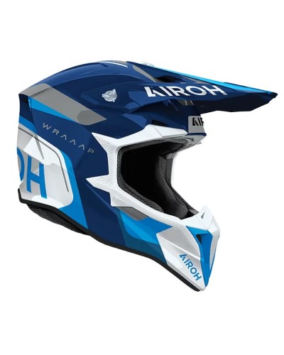 AIROH WRAAAP CONQUER BLUE GLOSS