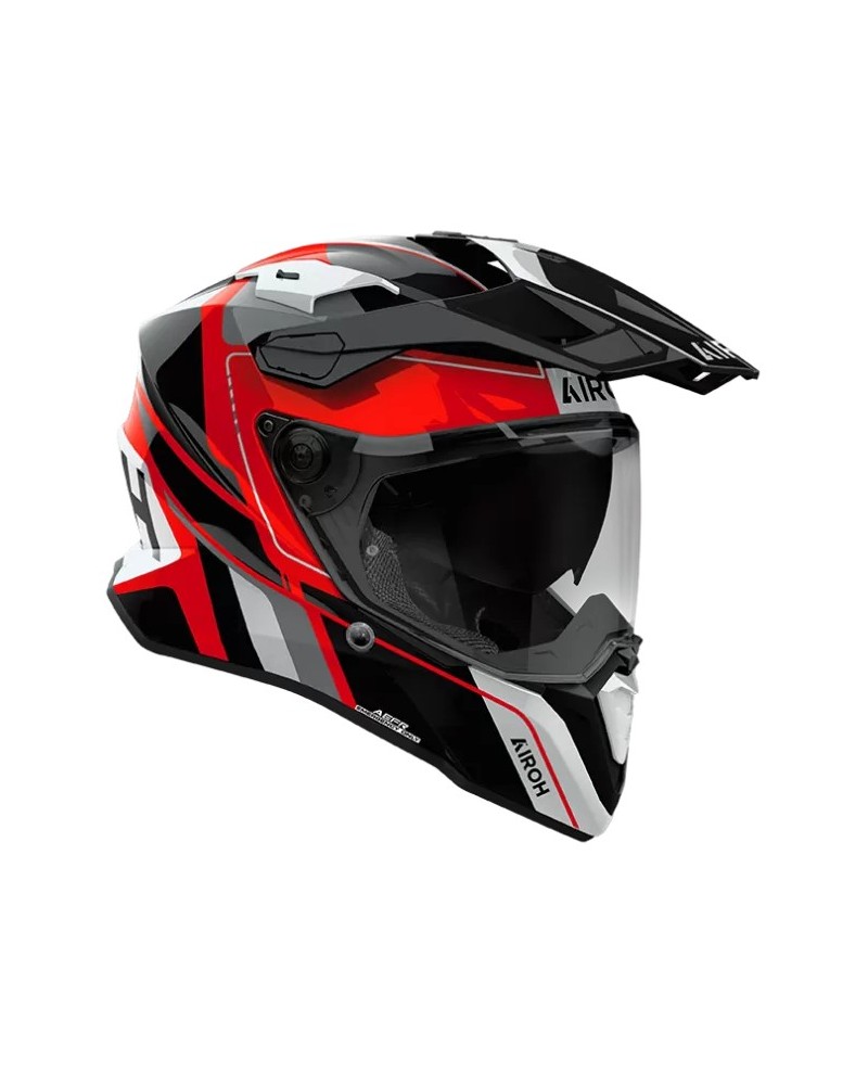 AIROH COMMANDER 2 SKIP RED GLOSS