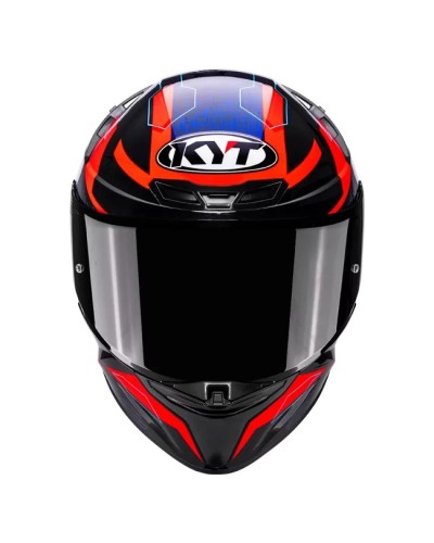 KYT TT-REVO SPEEDING BLUE-RED