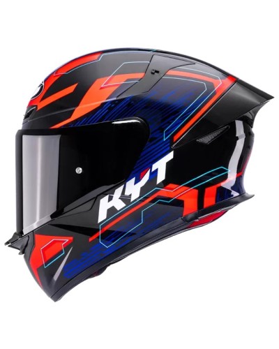 KYT TT-REVO SPEEDING BLUE-RED