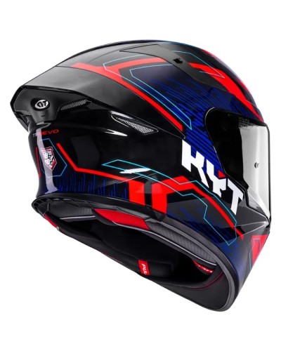 KYT TT-REVO SPEEDING BLUE-RED
