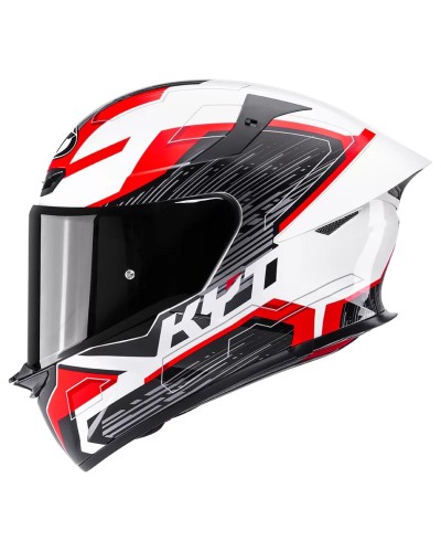 KYT TT-REVO SPEEDING WHITE-RED