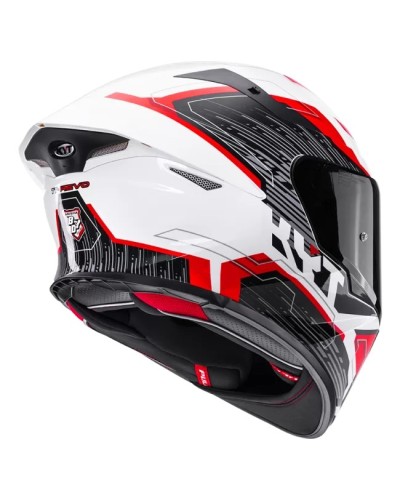 KYT TT-REVO SPEEDING WHITE-RED
