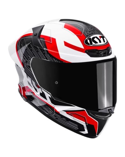 KYT TT-REVO SPEEDING WHITE-RED